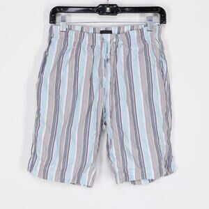 Hanro Men Night & Day Stripe Pajama Shorts Multi Size M (Pre-owned)